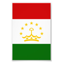 Flagge Tadschikistans Fotodruck