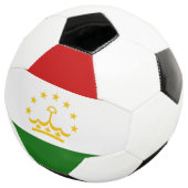 Flagge Tadschikistans Fußball (Dreiviertel)