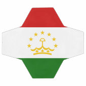 Flagge Tadschikistans Fußball (Flach)