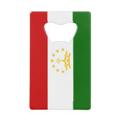 Flagge Tadschikistans Geldbeutel Flaschenöffner (Vorderseite)