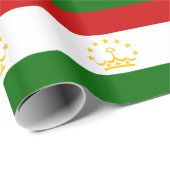 Flagge Tadschikistans Geschenkpapier (Rolleneckpunkt)