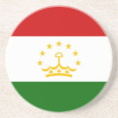 Flagge Tadschikistans Getränkeuntersetzer (Vorne)