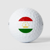 Flagge Tadschikistans Golfball (Vorderseite)