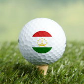 Flagge Tadschikistans Golfball (Insitu T-Shirt)