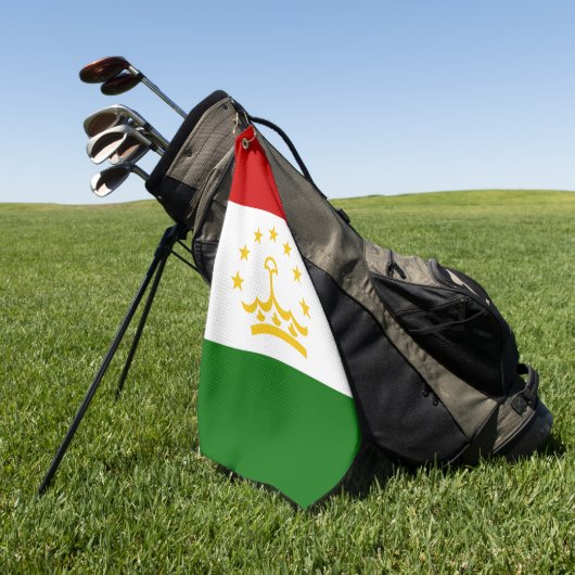 Flagge Tadschikistans Golfhandtuch (Gras)