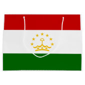 Flagge Tadschikistans Große Geschenktüte (Vorderseite)