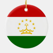 Flagge Tadschikistans Keramik Ornament (Hinten)