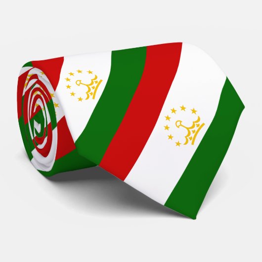 Flagge Tadschikistans Krawatte (Gerollt)