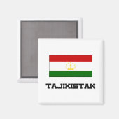 Flagge Tadschikistans Magnet (Vorderseite/Rückseite)