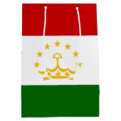 Flagge Tadschikistans Mittlere Geschenktüte (Rückseite)