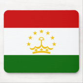 Flagge Tadschikistans Mousepad (Vorne)