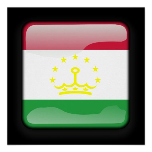 Flagge Tadschikistans Poster (Vorderseite)