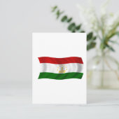 Flagge Tadschikistans Postkarte (Stehend Vorderseite)