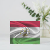 Flagge Tadschikistans Postkarte (Stehend Vorderseite)
