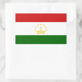 Flagge Tadschikistans Rechteckiger Aufkleber (Tasche)