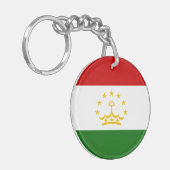 Flagge Tadschikistans Schlüsselanhänger (Vorderseite links)