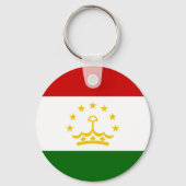 Flagge Tadschikistans Schlüsselanhänger (Rückseite)