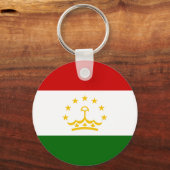 Flagge Tadschikistans Schlüsselanhänger (Rückseite)