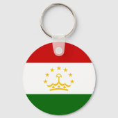 Flagge Tadschikistans Schlüsselanhänger (Rückseite)