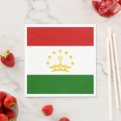Flagge Tadschikistans Serviette (Beispiel)