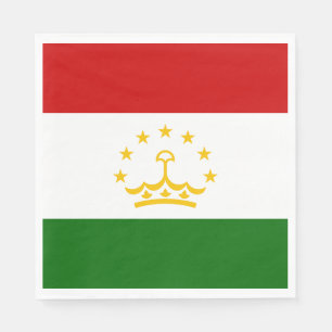Flagge Tadschikistans Serviette