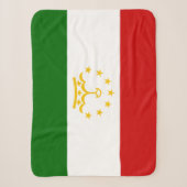 Flagge Tadschikistans Sherpadecke (Vorderseite)