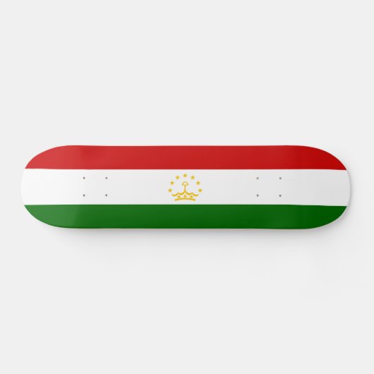 Flagge Tadschikistans Skateboard (Horizontal)