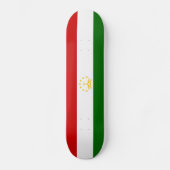 Flagge Tadschikistans Skateboard (Vorderseite)