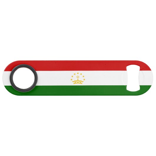 Flagge Tadschikistans Speed Flaschenöffner (Vorderseite (Horizontal))