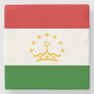 Flagge Tadschikistans Steinuntersetzer