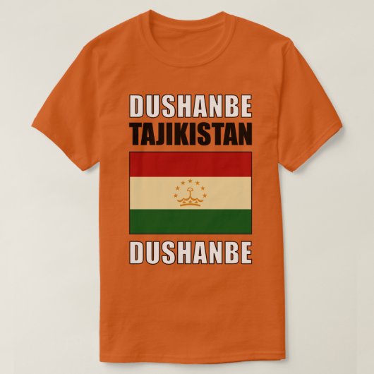Flagge Tadschikistans T-Shirt (Design vorne)