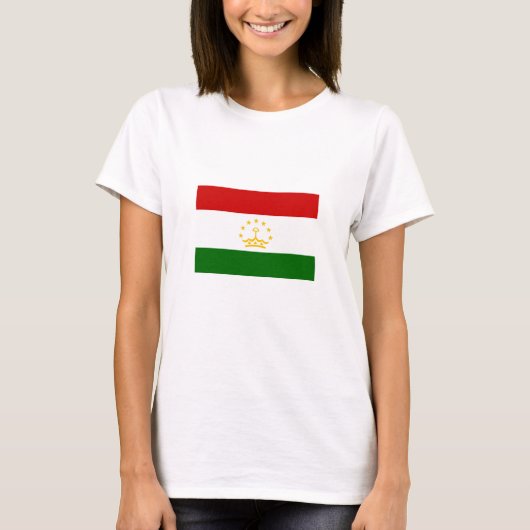 Flagge Tadschikistans T-Shirt (Vorderseite)