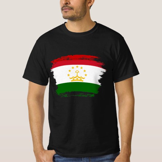Flagge Tadschikistans T-Shirt (Vorderseite)