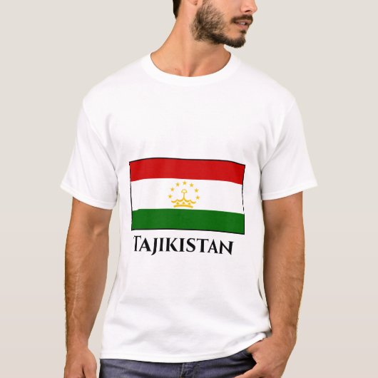Flagge Tadschikistans T-Shirt (Vorderseite)