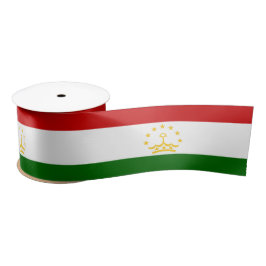 Flagge Tadschikistans (Tadschikistan) (Republik Ta Satinband