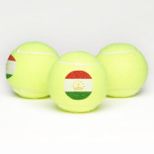 Flagge Tadschikistans Tennisbälle (Multi)