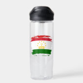 Flagge Tadschikistans Trinkflasche (Rückseite)