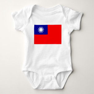 Flagge Taiwans Baby Strampler