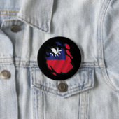 Flagge Taiwans Button (Beispiel)