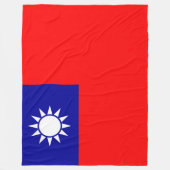 Flagge Taiwans Fleecedecke (Vorderseite)