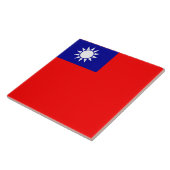 Flagge Taiwans Fliese (Seite)