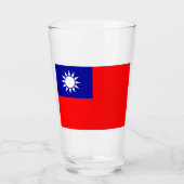 Flagge Taiwans Glas (Vorderseite)