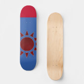 Flagge Taiwans Red Sun Skateboard (Vorderseite)