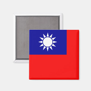 Flagge Taiwans: Republik China, Chinesisch Taipeh Magnet