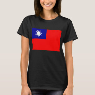 Flagge Taiwans: Republik China, Chinesisch Taipeh T-Shirt