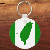 Flagge Taiwans Schlüsselanhänger (Vorderseite)