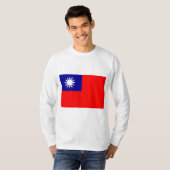 Flagge Taiwans T-Shirt (Vorne ganz)