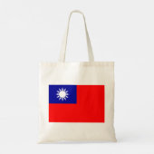 Flagge Taiwans Tragetasche (Rückseite)