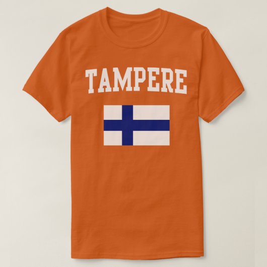 Flagge Tampere T-Shirt (Design vorne)