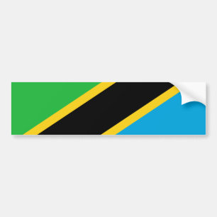 Flagge Tansanias Autoaufkleber